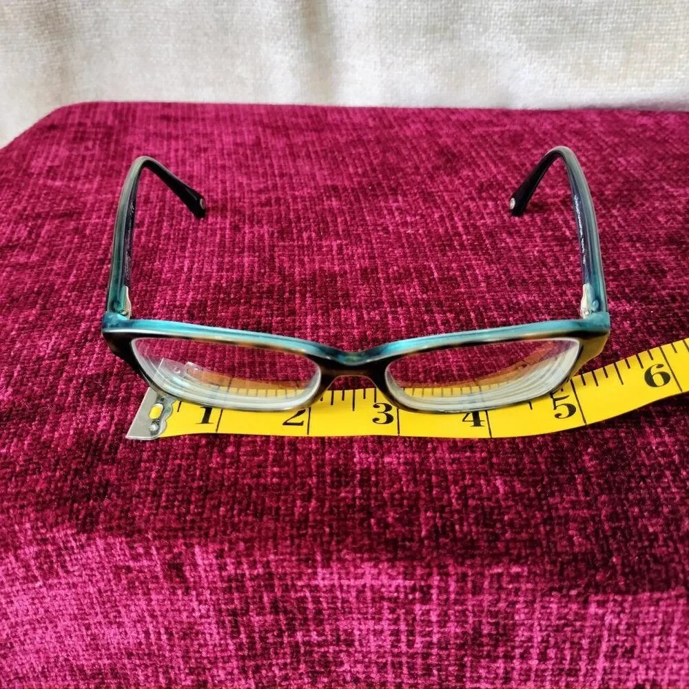 Coach Eyeglasses Frame Dark Tortoise Teal HC6040 Brooklyn 5116 52[]16 135